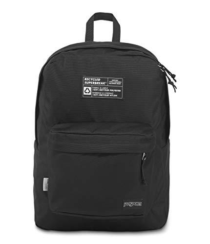 잔스포츠 백팩 가방 Recycled SuperBreak Backpack - Sustainable and Eco-Friendly Bookbags, Black  미국출고-577330
