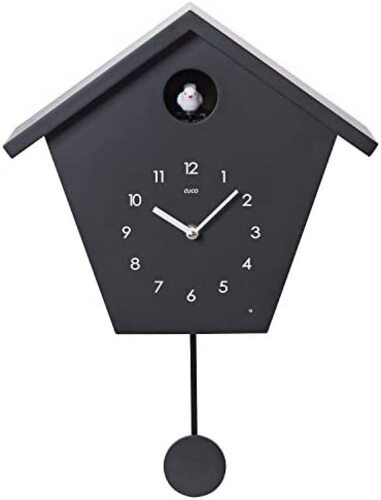 모던 벽시계 독일 Cuco Clock 뻐꾸기 시계 진자 벽시계 블랙 포레스트 시계 새소리