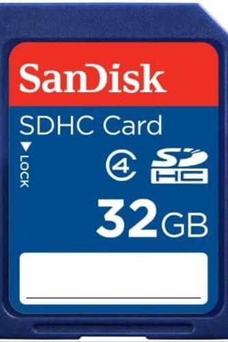샌디스크 표준 - 플래시 메모리 카드 32GB 클래스 4 SDHC 소매 패키지 미국-638048
