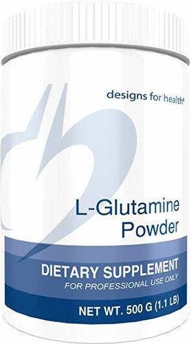 Designs for Health 3000mg L-Glutamine Powder 500g L-글루타민 파우더 (3000mg) 미국직배송