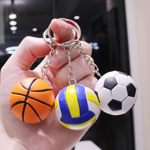 키링 열쇠고리 축구 농구 배구 홀더 홀더 월드컵 기념품 팬 선물
