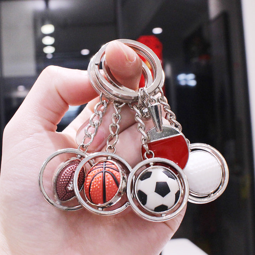 키링 열쇠고리 축구 농구 배구 홀더 홀더 월드컵 기념품 팬 선물