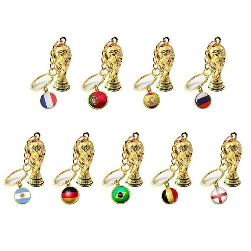 키링 열쇠고리 2022년 월드컵 축구 기념품 열쇠 액세서리 축구 경기 선물
