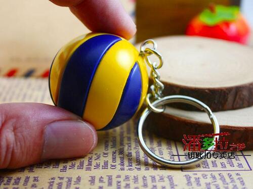 키링 열쇠고리 미니 축구 농구 배구 모형 코 팬 경기보다 작은 걸쇠