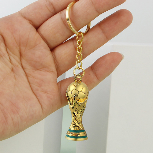 키링 열쇠고리 2022 카타르 월드컵 트로피 축구대회 기념
