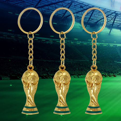 키링 열쇠고리 2022 카타르 월드컵 트로피 축구대회 기념