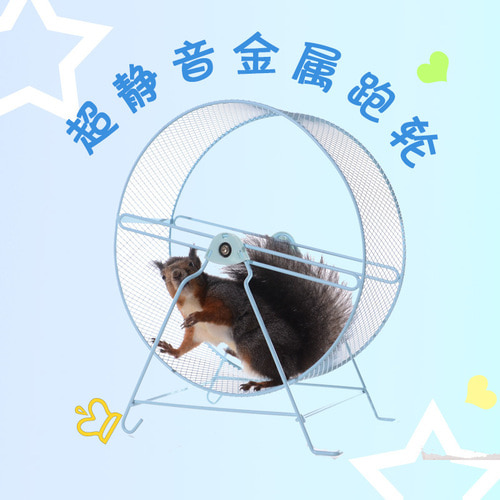 쳇바퀴 메탈 초저소음 큰바퀴 25cm 용품 장난감 고슴도치 다람쥐