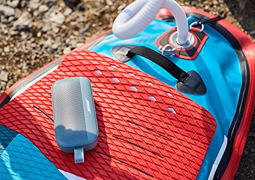 블루투스 스피커 미국 보스 사운드링크 플렉스 휴대용, 야외 여행을 위한 무선 방수 스톤 블루-622100