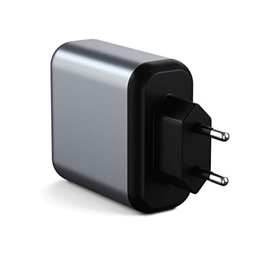사테치 USB-CPD가 포함된 30W 이중 포트 벽면 충전기 어댑터 미국 멀티포트-622628