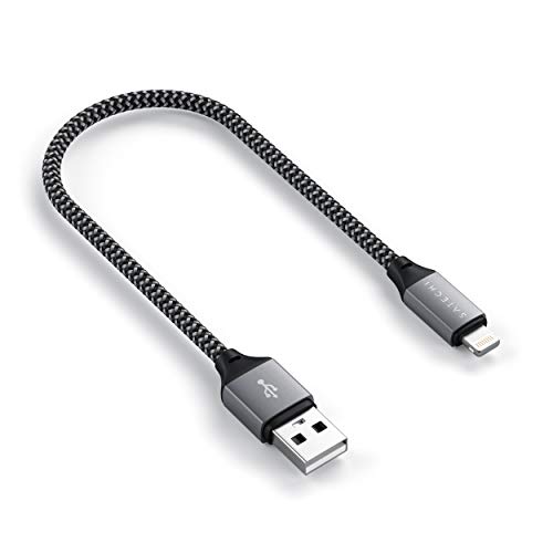 사테치 USB-A-to-Lightning 충전 케이블 – MFi 인증 – iPhone 13 Pro Max/13 Pro/13 호환 미국 멀티포트-622671