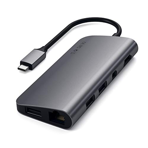 사테치 4K HDMI, Mini DP, USB-CPD, 기가비트 이더넷, USB 3.0, Micro/SD 카드 슬롯을 갖춘  미국 멀티포트-622639