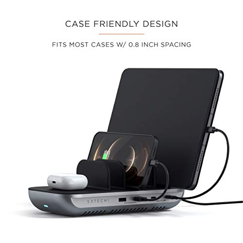 사테치 독5 멀티 디바이스 충전 스테이션 – 케이블 별도 판매 미국 멀티포트-622552
