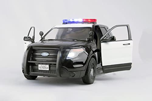 자동차 모형 미국 Motor Max 2015 Ford 표시되지 않은 경찰 요격 유틸리티조명 포함-623463