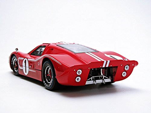 자동차 모형 미국 셸비 컬렉터블 SC423 1967 포드 GT MK IV #1 레드 르망 우승자 24시간 1/18-623273
