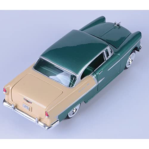 자동차 모형 미국 1955 Chevy Bel Air, Green Motormax 73229 1/24 스케일 모델 -623291