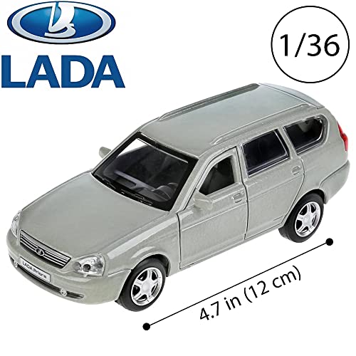 자동차 모형 미국 라다 프리에라 스테이션 왜건 러시아 클래식 1/36 스케일 모델-623354