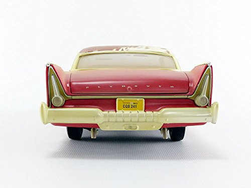 자동차 모형 미국 오토월드 크리스틴 1958 플리머스 퓨리 인 레드 더티 버전 와 성인을 위한 1/18 스케일 수집 가능 모델-623372