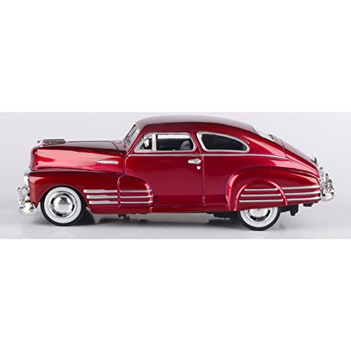 자동차 모형 미국 1948 쉐비 에어로세단 플리트라인, 레드 모토맥스 프리미엄 아메리칸 73266 1/24 스케일-623280