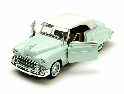 자동차 모형 미국 1950 쉐비 벨 에어, 그린 모토맥스 프리미엄 아메리칸 73268 1/24 스케일 모델 -623410