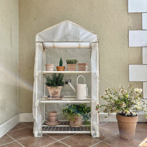 미니 비닐하우스 발코니 발코니 온실 작은 꽃집 다육 방수 보온 옥상 정원