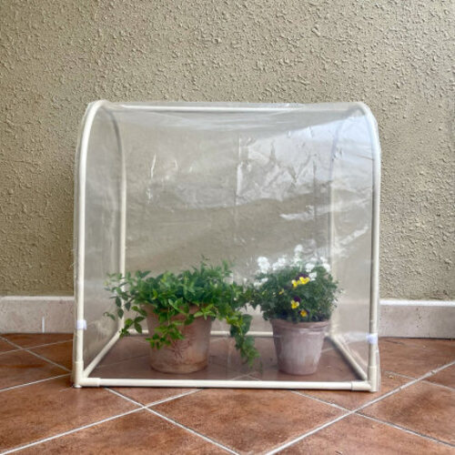 미니 비닐하우스 발코니 작은 꽃집 온실 난방 보온 보습 다육 식물 채소 베란다