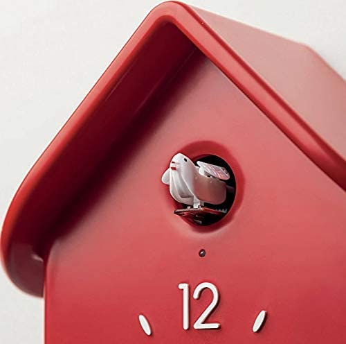 모던 벽시계 독일 Guzzini - QQ 진자가 있는 뻐꾸기 시계 레드