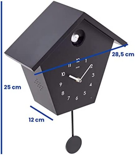 모던 벽시계 독일 Cuco Clock 뻐꾸기 시계 진자 벽시계 블랙 포레스트 시계 새소리