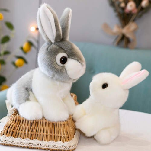 계묘년 토끼 인형 귀여운 뽀글이 토끼 장식인형 흰토끼 인형 선물