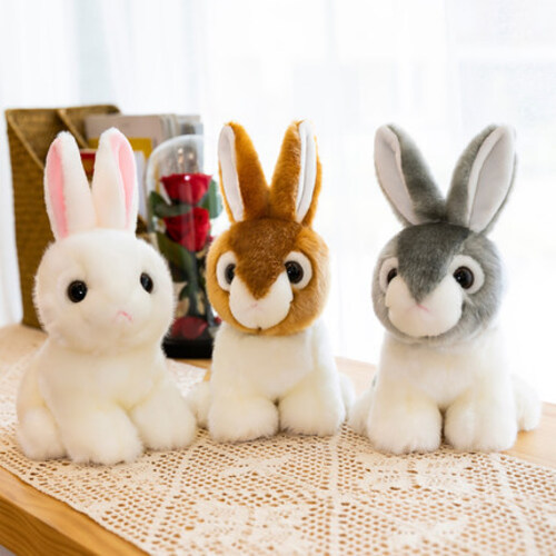 계묘년 토끼 인형 귀여운 뽀글이 토끼 장식인형 흰토끼 인형 선물