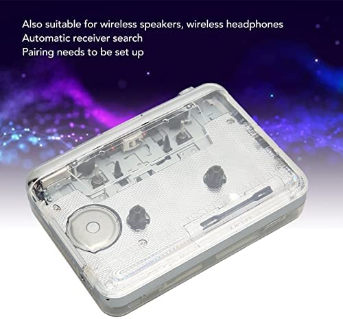 레트로 빈티지 미국 플레이어 ASHATA 휴대용 카세트, USB 카세트 테이프-MP3 변환기, 오디오 워크맨 카세트 테이프-디지털 변환기-628107