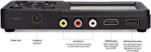 레트로 빈티지 미국 플레이어 ClearClick Video to Digital Converter 2.0(2세대) - VCR, VHS 테이프, AV, RCA, Hi8, 캠코더-628125
