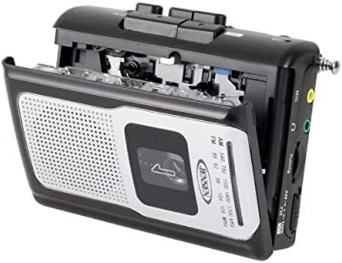 레트로 빈티지 미국 플레이어 젠슨 CR-100 휴대용 AM,FM 라디오 개인 카세트 콤팩트 경량 디자인 스테레오 AM,FM 라디오 카세트-627985