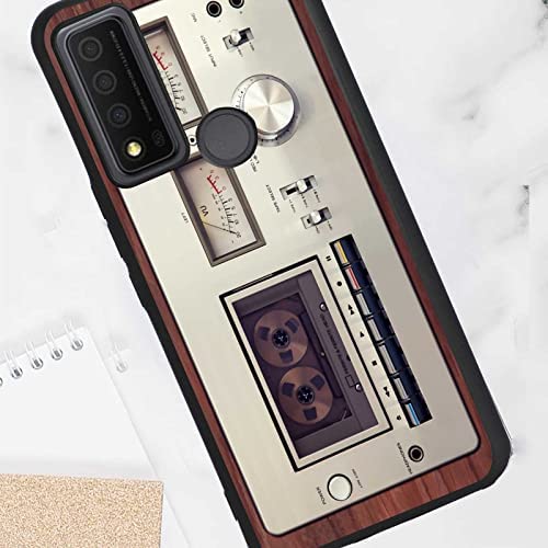 레트로 빈티지 미국 플레이어 TCL 30 XE 5G 케이스용으로 설계된 카세트 테이프 뮤직-627970