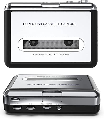 레트로 빈티지 미국 플레이어 USB를 통해 DigitNow 카세트 테이프를 MP3 CD로 변환, 휴대용 USB 카세트-627965