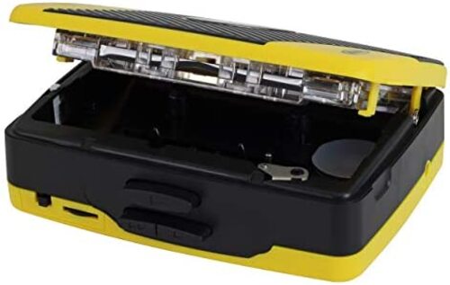 레트로 빈티지 미국 플레이어 AM,FM 라디오 스포츠 이어폰이 있는 젠슨 휴대용 스테레오 카세트-627961