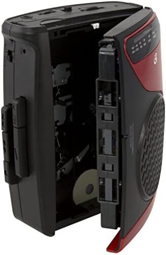 레트로 빈티지 미국 플레이어 GPX 휴대용 카세트 3.54 x 1.57 x 4.72인치, AA 배터리 2개 필요 - 포함되지 않음-627962