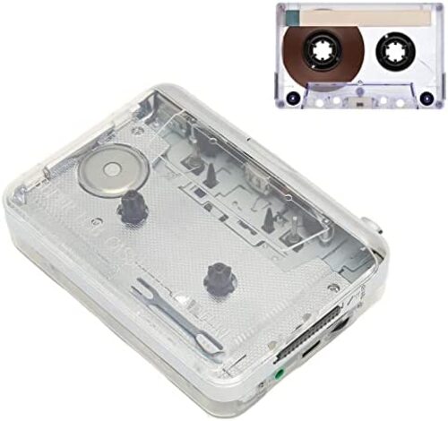 레트로 빈티지 미국 플레이어 고우닉 카세트, USB 카세트-MP3 컨버터 휴대용 워크맨 음악 테이프-MP3, 3.5mm 헤드폰 잭 포함-628109