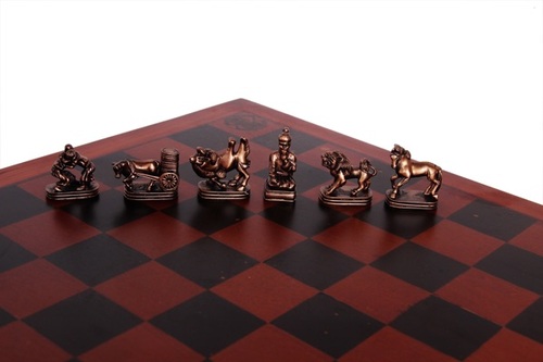 메탈 몽골 장기 체스 입체 장기 체스 합금 고급 chess