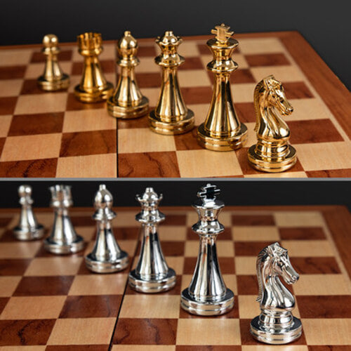 메탈 체스 비자성 성인 학생 초급 입문서 라지 세트 고급 chess