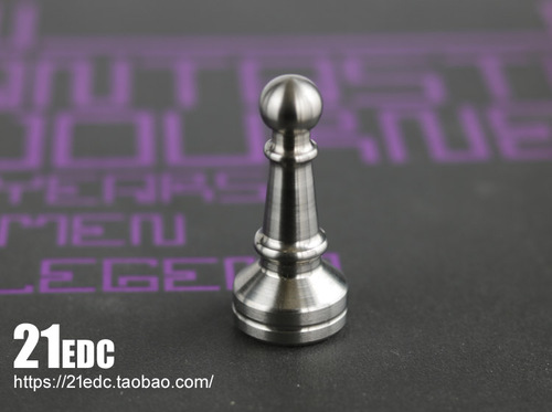 티타늄 체스 세트 메탈 토템 장난감 스트레스 해소 고급 chess