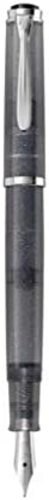 펠리칸 만년필 미국 스페셜 에디션 전통 M205 문스톤 , 넓은 니브, 에델스타인 문스톤 잉크 병 포함, 그레이, 1세트