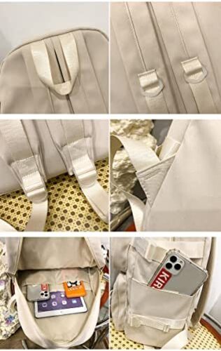 신학기 가방 미국 백팩 귀여운 핀 액세서리가 달린 이지리치 카와이 플러시 펜던트-630483