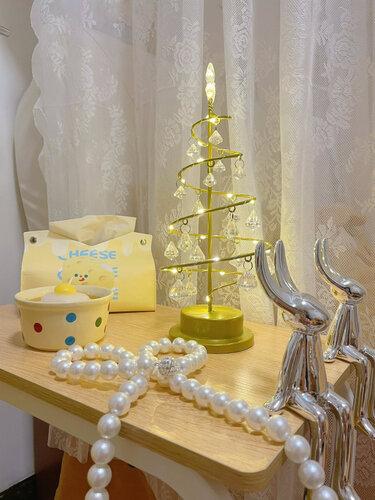 탁상 조명 타이저우 크리스마스 트리등 크리스탈 등 분위기등 침실