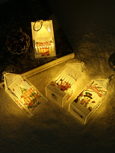 탁상 조명 크리스마스 트리 크리스탈 램프 장식 가게 가정용 액세서리 분위기