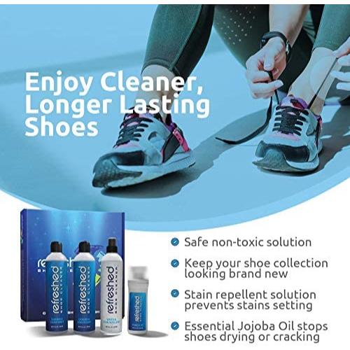 신발 클리너 미국 완전한 키트 쉽게 청소할 수 있는 스웨이드, 가죽, 누벅, 캔버스 및 메쉬 신발 모든 스티커용-630969