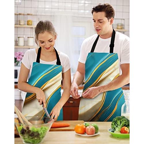 목수 앞치마 공구 요리 주방 미용실 포켓이 있는 여성 남성을 위한 F토푸칸스 청록색-632689