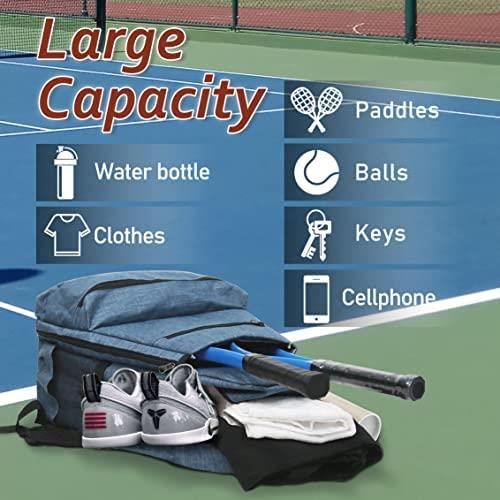 테니스 가방 백팩 미국 남성용 , 라켓볼, 스쿼시, 배드민턴, 피클볼 및 기타 여행 스포츠 액세서리를 운반-633297
