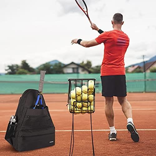 테니스 가방 백팩 미국 라켓 고정 스트랩이 있는 남성용 대형 , 공용 방수 피클볼 패들, 배드민턴 라켓, 스쿼시 액세서리-633290
