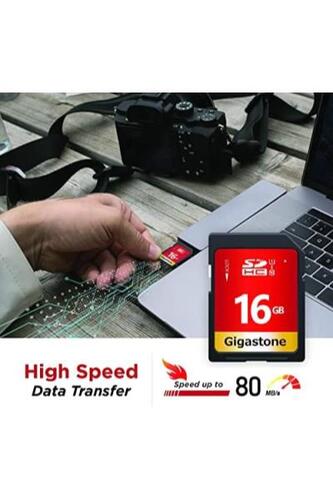 기가스톤 16GB 10팩 SD 카드 UHS-I U1 클래스 10 SDHC 메모리 미국-638112