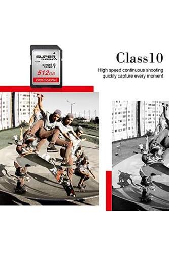메모리 카드 512GB SD 플래시 Class 10 디지털 카메라 미국-638098